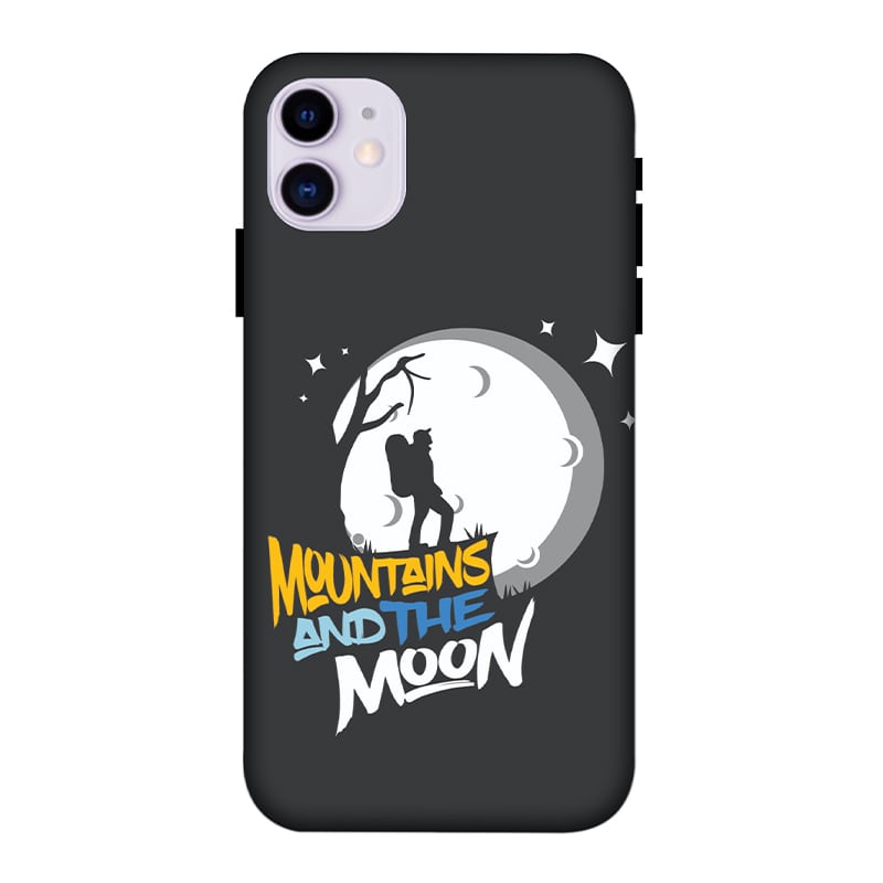 Mountains and the Moon iPhone 11 Mobile Cover