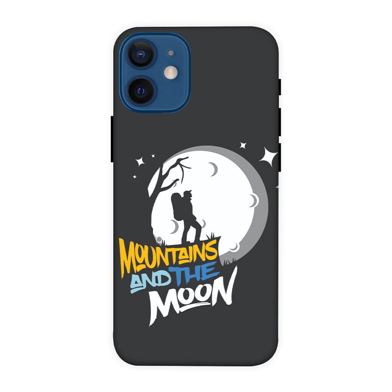 Mountains and the Moon iPhone 12 Mini Mobile Cover