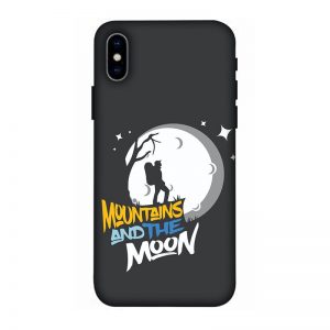 Mountains and the Moon iPhone X Mobile Cover