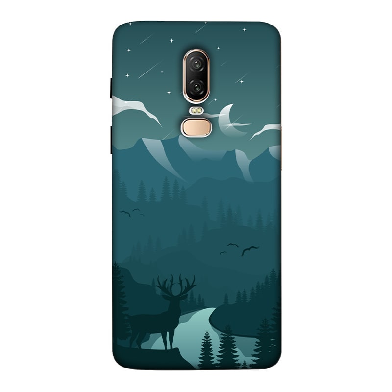 Night Landscape OnePlus 6 Mobile Cover