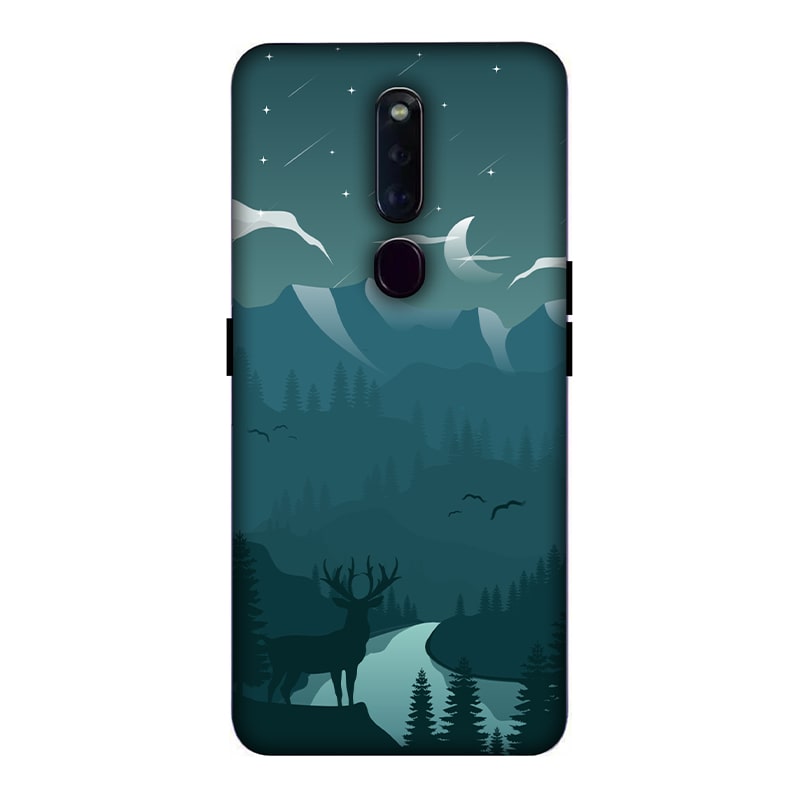 Night Landscape Oppo F11 Pro Mobile Cover