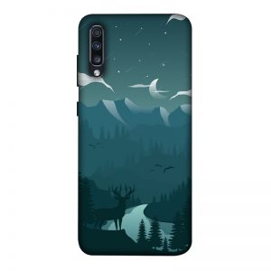 Night Landscape Samsung A70 Mobile Cover