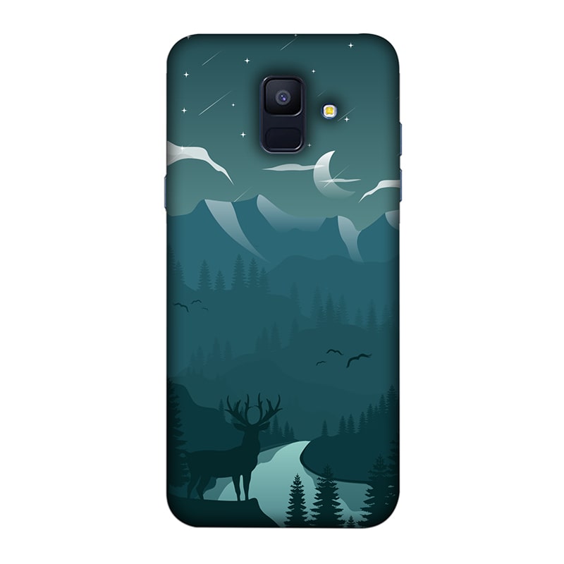 Night Landscape Samsung Galaxy A6 Mobile Cover