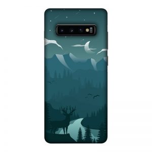 Night Landscape Samsung Galaxy S10 Plus Mobile Cover