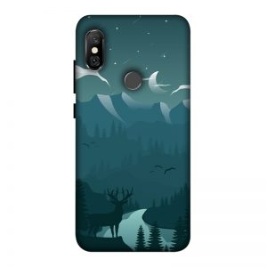 Night Landscape Redmi Note 6 Pro mobile Cover