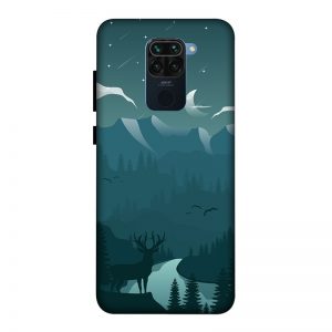 Night Landscape Redmi Note 9 Mobile Cover