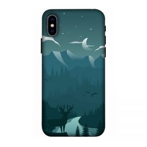 Night Landscape iPhone X Mobile Cover