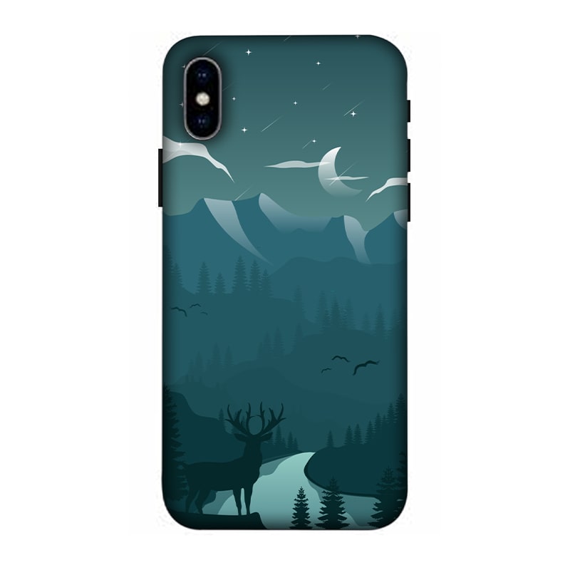 Night Landscape iPhone X Mobile Cover