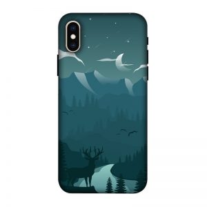 Night Landscape iPhone XS Mobile Cover
