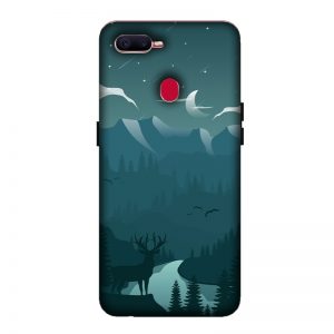 Night Landscape Oppo F9 Mobile Cover