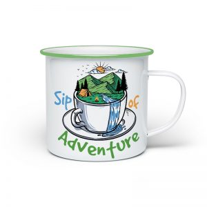 Sip of Adventure - Enamel Camping Mug
