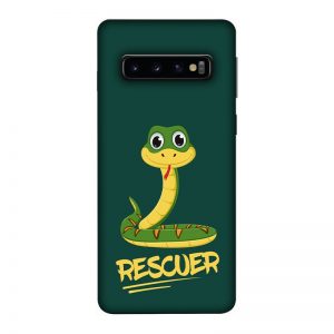 Snake Rescuer Samsung Galaxy S10 Mobile Cover