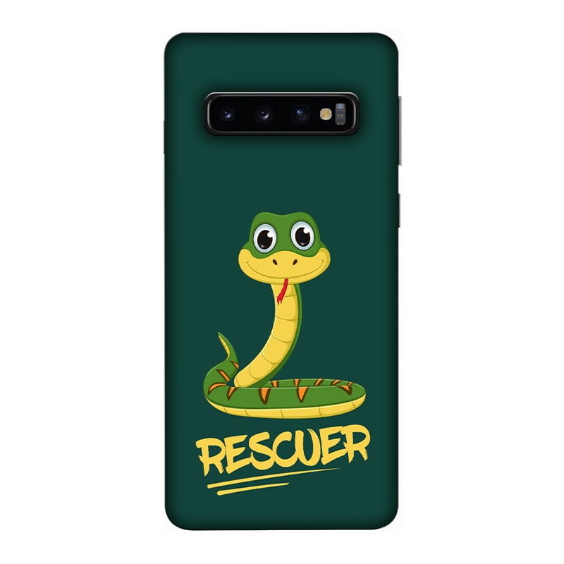 Snake Rescuer Samsung Galaxy S10 Mobile Cover