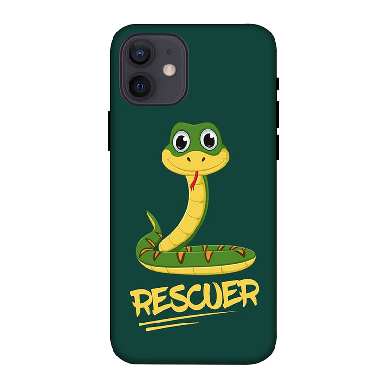 Snake Rescuer iPhone 12 Mobile Cover