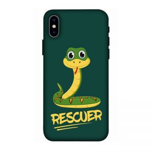Snake Rescuer iPhone X Mobile Cover