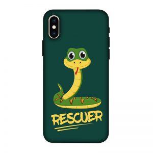Snake Rescuer iPhone XS Mobile Cover