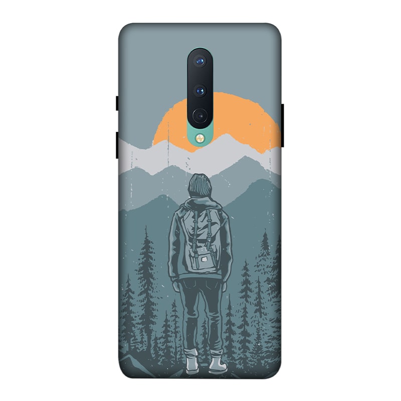 Sunset OnePlus 8 Mobile Cover