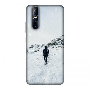 Trekker in Snow Vivo V15 Pro Mobile Cover