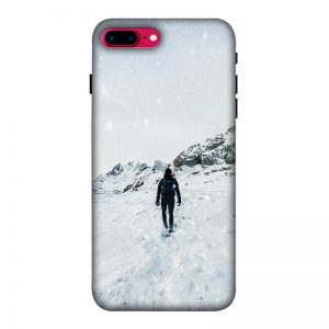 Trekker in Snow iPhone 7 Plus Mobile Cover